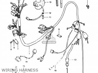 WIRING HARNESS - GS650E 1982 (Z) USA (E03)