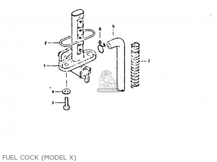 FUEL COCK (MODEL X) - GS650G 1981 (X) (E01 E02 E04 E06 E16 E18 E21 E22 E24 E39)