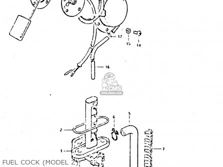 FUEL COCK (MODEL Z) - GS650G 1981 (X) (E01 E02 E04 E06 E16 E18 E21 E22 E24 E39)