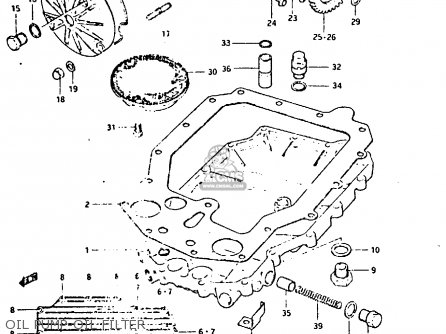 OIL PUMP-OIL FILTER - GS650G 1981 (X) (E01 E02 E04 E06 E16 E18 E21 E22 E24 E39)