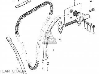 CAM CHAIN - GS650G 1981 (X) USA (E03)