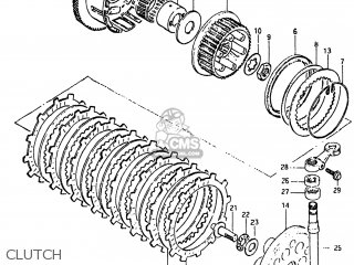 CLUTCH - GS650G 1981 (X) USA (E03)