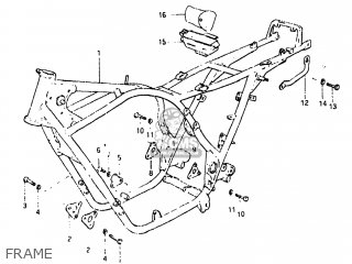 FRAME - GS650G 1981 (X) USA (E03)