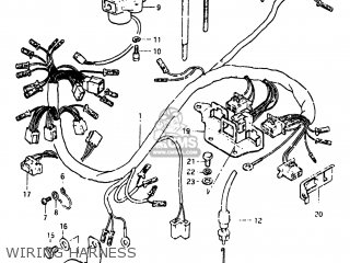 WIRING HARNESS - GS650G 1981 (X) USA (E03)