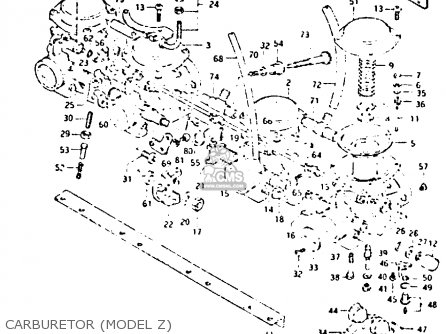 CARBURETOR (MODEL Z) - GS650G 1982 (Z) (E01 E02 E04 E06 E16 E18 E21 E22 E24 E39)