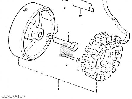 GENERATOR - GS650G 1982 (Z) (E01 E02 E04 E06 E16 E18 E21 E22 E24 E39)