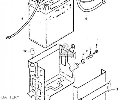 BATTERY - GS650G 1982 (Z) (E01 E02 E04 E06 E16 E18 E21 E22 E24 E39)