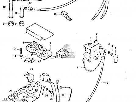 ELECTRICAL - GS650G 1982 (Z) (E01 E02 E04 E06 E16 E18 E21 E22 E24 E39)