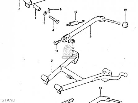 STAND - GS650G 1982 (Z) (E01 E02 E04 E06 E16 E18 E21 E22 E24 E39)