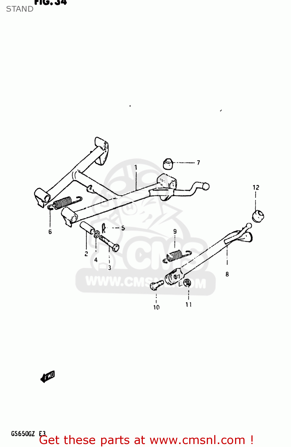 STAND GS650G 1982 (Z) USA (E03)