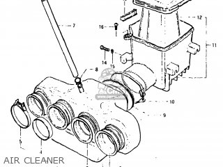 AIR CLEANER - GS650G 1982 (Z) USA (E03)