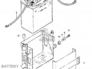BATTERY - GS650G 1982 (Z) USA (E03)