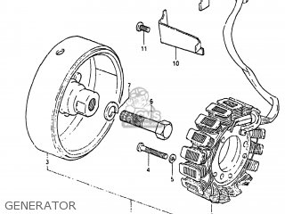 GENERATOR - GS650G 1982 (Z) USA (E03)