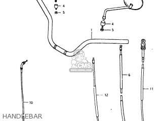 HANDLEBAR - GS650G 1982 (Z) USA (E03)