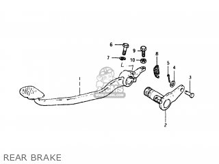 REAR BRAKE - GS650G 1982 (Z) USA (E03)