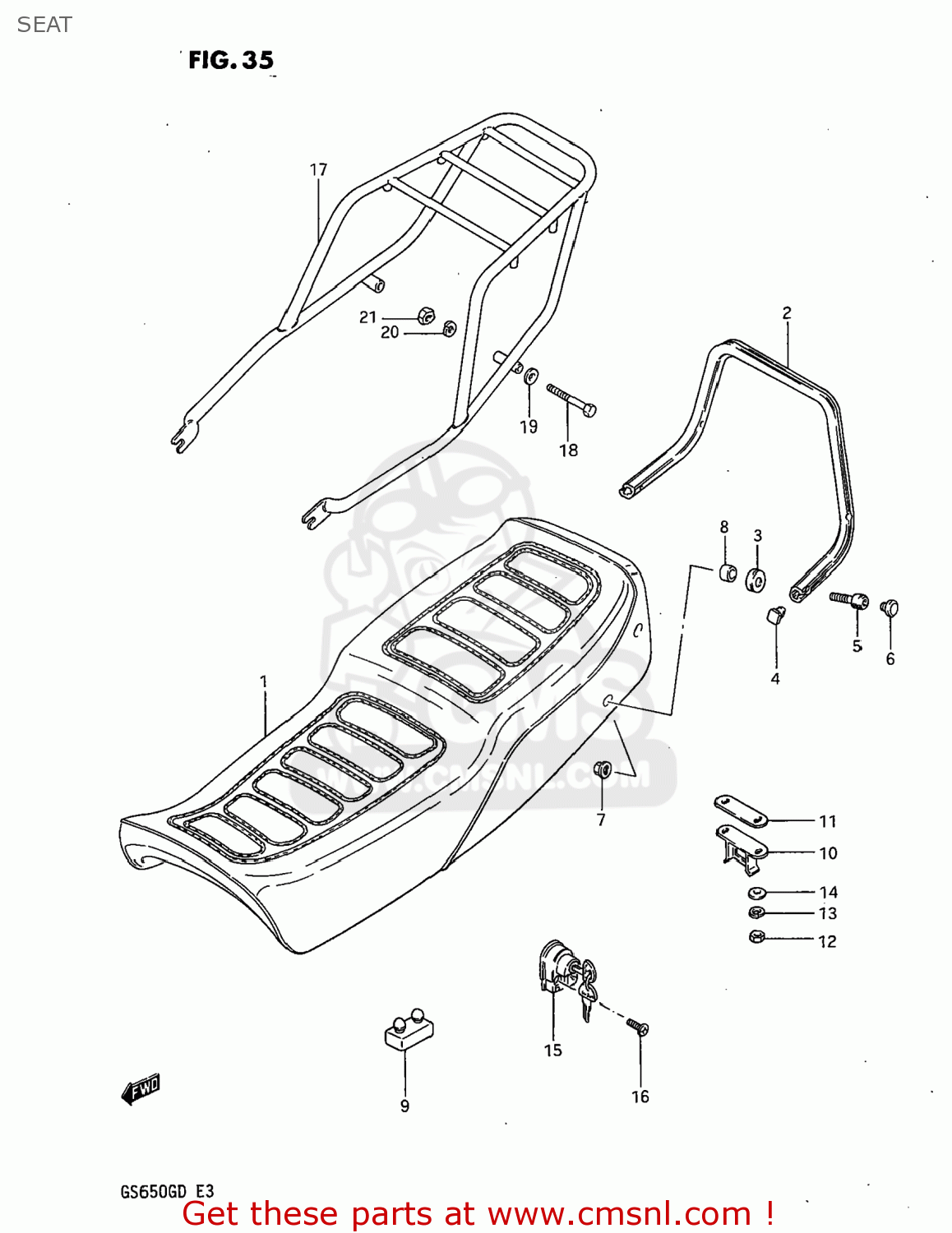 SEAT GS650G 1983 (D) USA (E03)