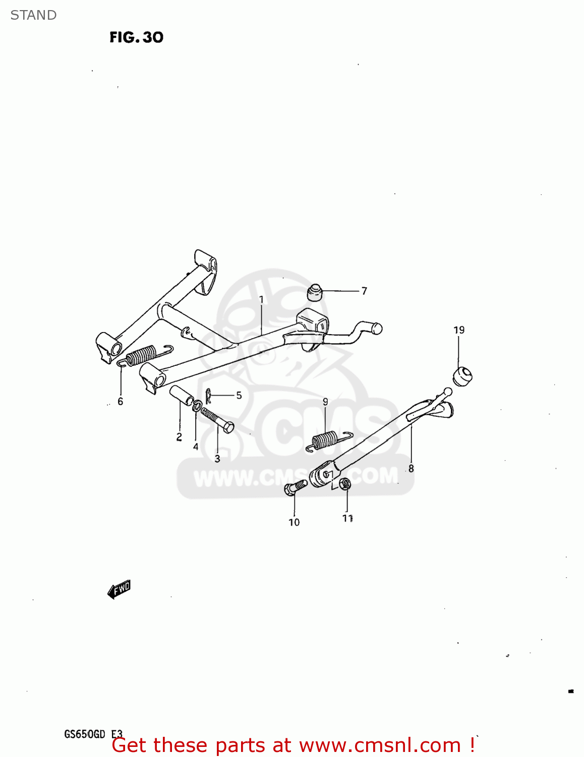 STAND GS650G 1983 (D) USA (E03)