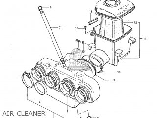 AIR CLEANER - GS650G 1983 (D) USA (E03)