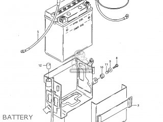 BATTERY - GS650G 1983 (D) USA (E03)