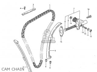 CAM CHAIN - GS650G 1983 (D) USA (E03)