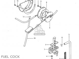 FUEL COCK - GS650G 1983 (D) USA (E03)
