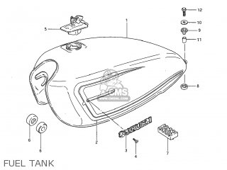 FUEL TANK - GS650G 1983 (D) USA (E03)