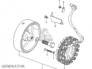 GENERATOR - GS650G 1983 (D) USA (E03)