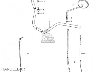 HANDLEBAR - GS650G 1983 (D) USA (E03)