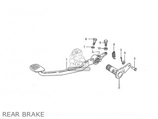 REAR BRAKE - GS650G 1983 (D) USA (E03)