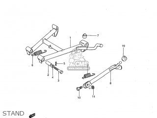 STAND - GS650G 1983 (D) USA (E03)