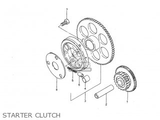STARTER CLUTCH - GS650G 1983 (D) USA (E03)