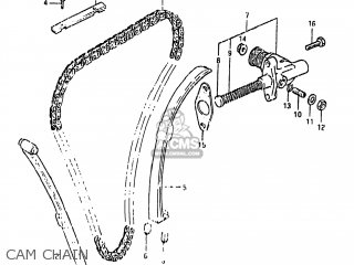 CAM CHAIN - GS650GL 1981 (X) USA (E03)