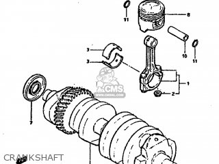 CRANKSHAFT - GS650GL 1982 (Z) USA (E03)