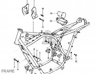FRAME - GS650GL 1982 (Z) USA (E03)