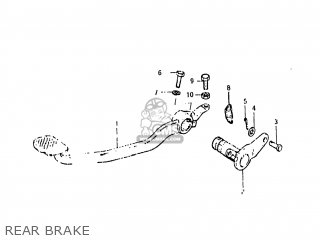 REAR BRAKE - GS650GL 1982 (Z) USA (E03)