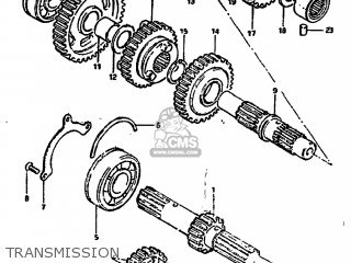 TRANSMISSION - GS650GL 1982 (Z) USA (E03)