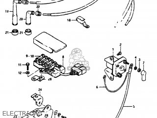 Suzuki GS650GL 1983 (D) USA (E03) parts lists and schematics