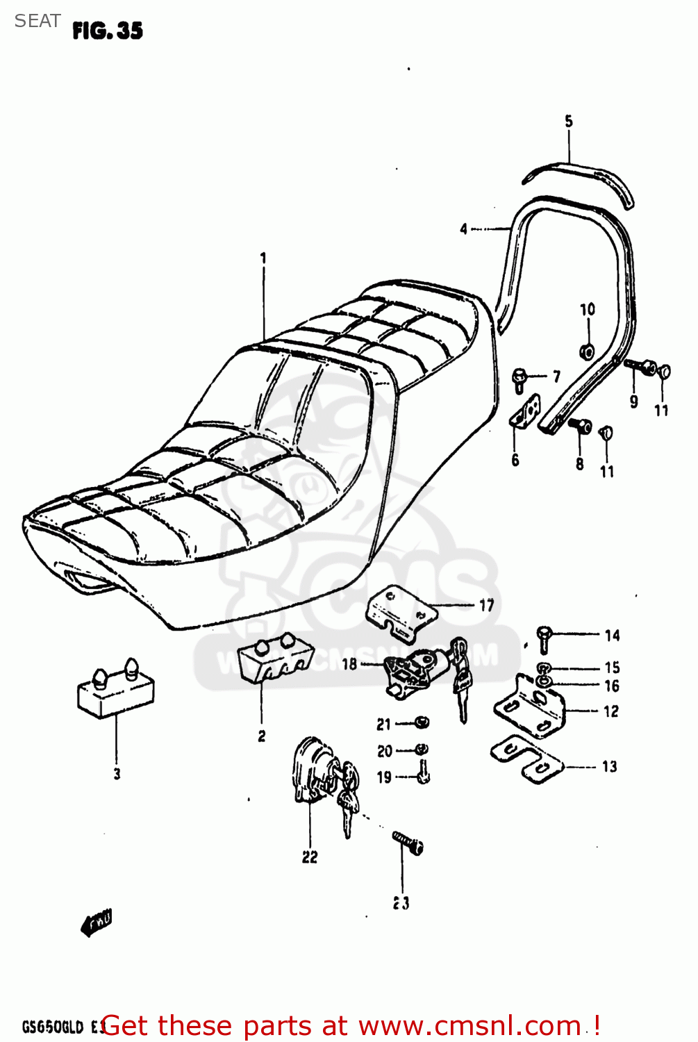 SEAT GS650GL 1983 (D) USA (E03)