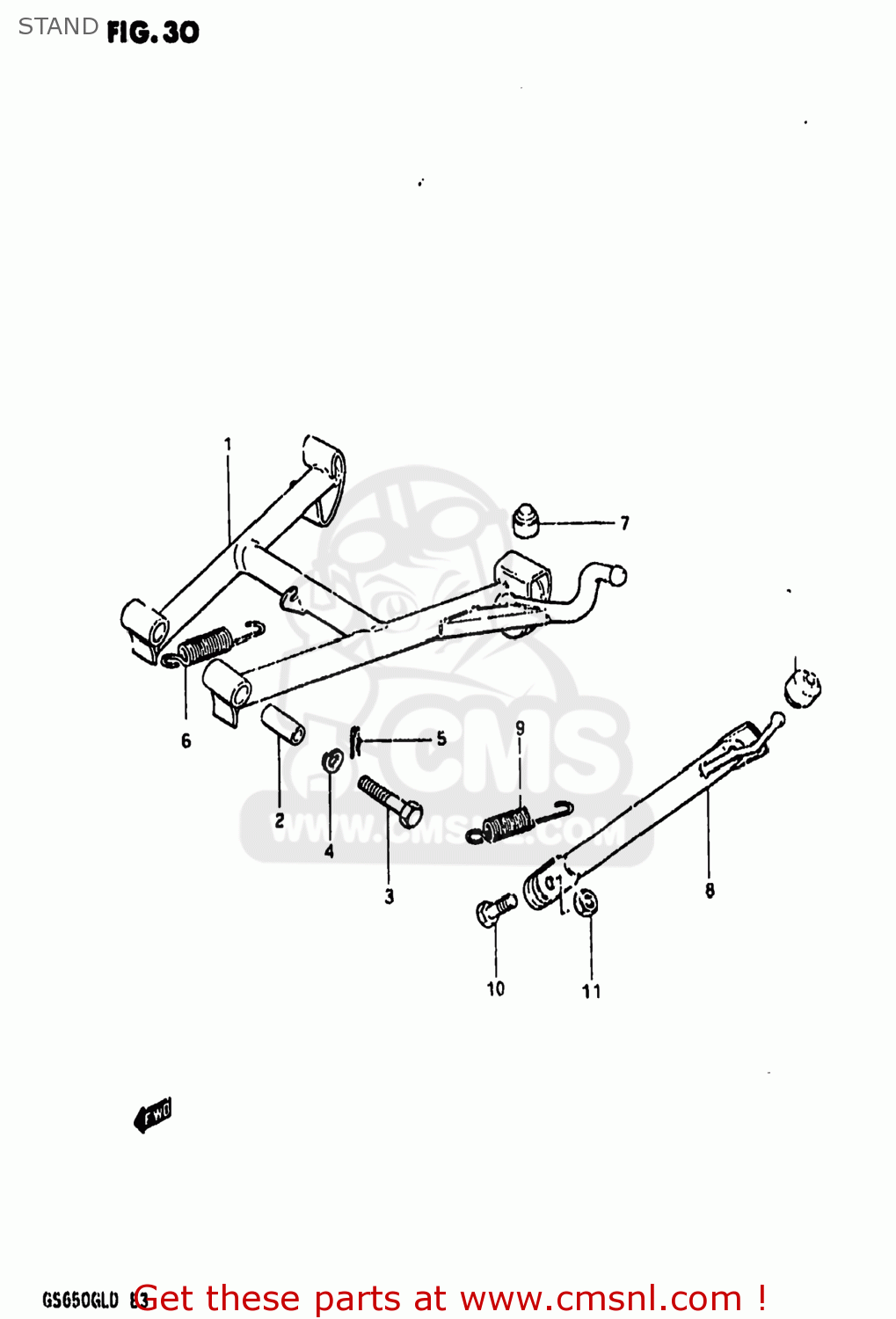 STAND GS650GL 1983 (D) USA (E03)