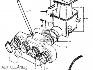 AIR CLEANER - GS650GL 1983 (D) USA (E03)