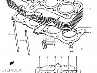 CYLINDER - GS650GL 1983 (D) USA (E03)
