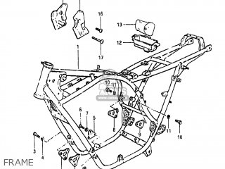 FRAME - GS650GL 1983 (D) USA (E03)