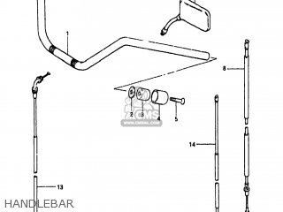 HANDLEBAR - GS650GL 1983 (D) USA (E03)