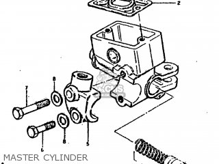 MASTER CYLINDER - GS650GL 1983 (D) USA (E03)