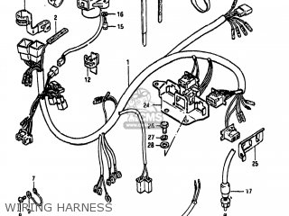WIRING HARNESS - GS650GL 1983 (D) USA (E03)