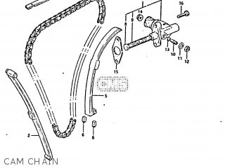 CAM CHAIN - GS650GT 1981 (X) (E01 E02 E04 E15 E16 E17 E18 E21 22 24 25 26 34