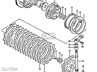 CLUTCH - GS650GT 1981 (X) (E01 E02 E04 E15 E16 E17 E18 E21 22 24 25 26 34
