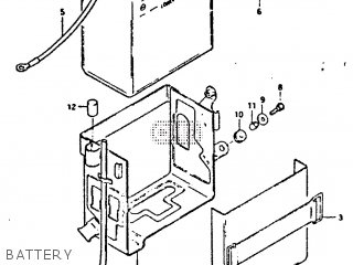 BATTERY - GS650GT 1981 (X) (E01 E02 E04 E15 E16 E17 E18 E21 22 24 25 26 34
