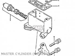 MASTER CYLINDER (MODEL Z) - GS650GT 1981 (X) (E01 E02 E04 E15 E16 E17 E18 E21 22 24 25 26 34
