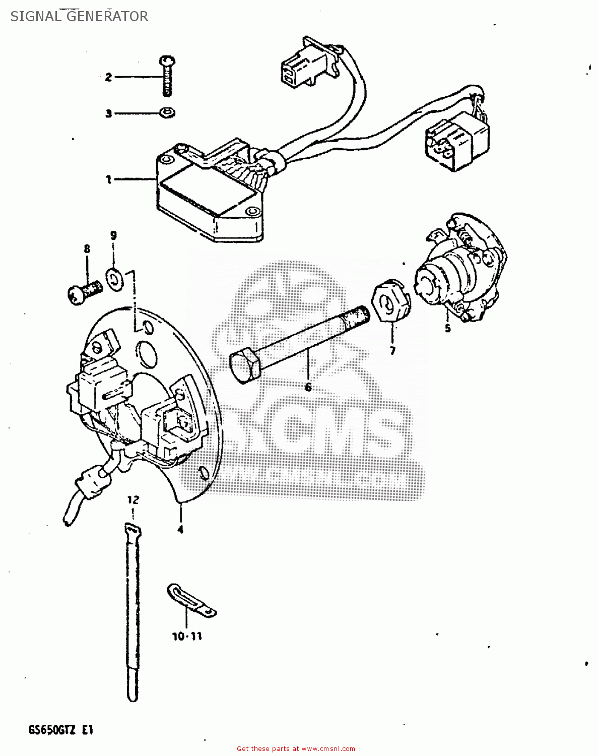 SIGNAL GENERATOR GS650GT 1982 (Z) (E01 E02 E04 E15 E16 E17 E18 E21 22 24 25 26 34